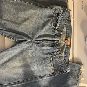 Abercrombie and fitch boot cut jeans